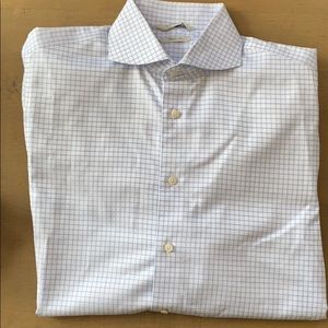 Suit Supply Traveller Dress Shirt with Collar